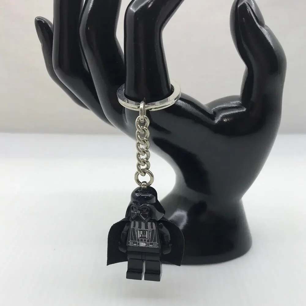 Goth Retro Lego Star Wars Darth Vader Minifigure Collectible Keychain